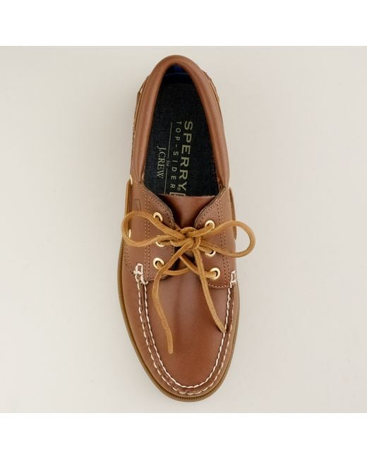 J.Crew Brown Sperry Top-sider® For J.crew Authentic Original 3-eyelet Boat Shoes for men