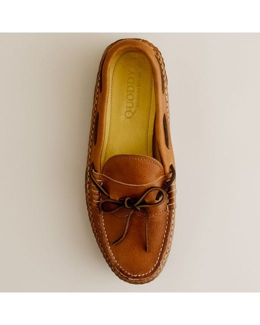 J.Crew Brown Mens Quoddy® Grizzly Moccasins for men