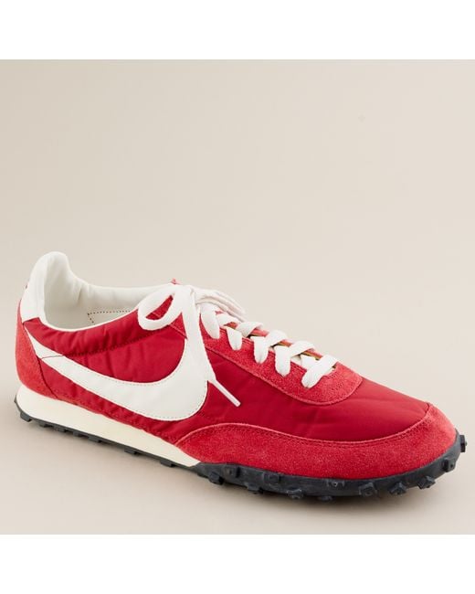 J.Crew Nike® j crew nike waffle racer Vintage Collection Waffle® Racer Sneakers in Red for