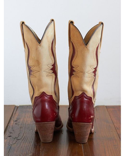 Frye red cheap cowboy boots