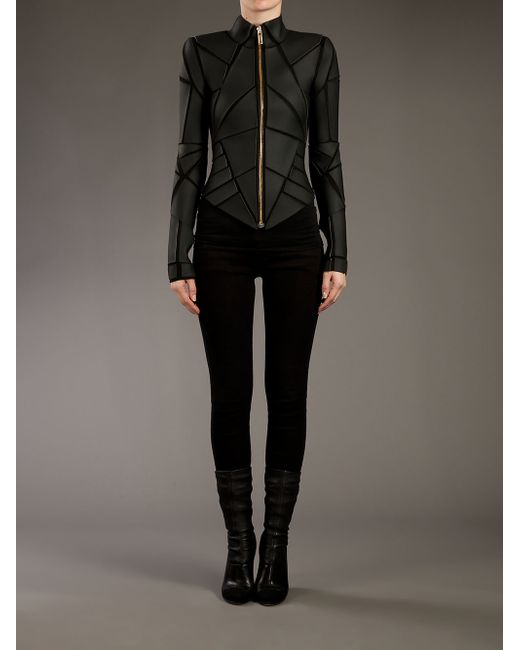 ジャケット・アウター GARETH PUGH / short ram leather jacket GARETH PUGH / short ram leather jacket