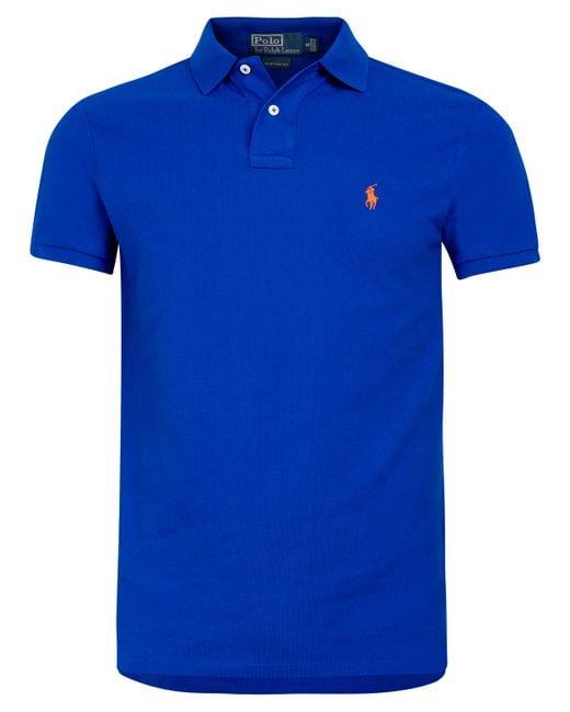 Polo Ralph Lauren Royal Blue Polo Shirt for men
