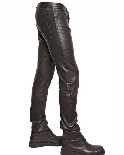 Dior Homme 17,5cm Stretch Nappa Leather 