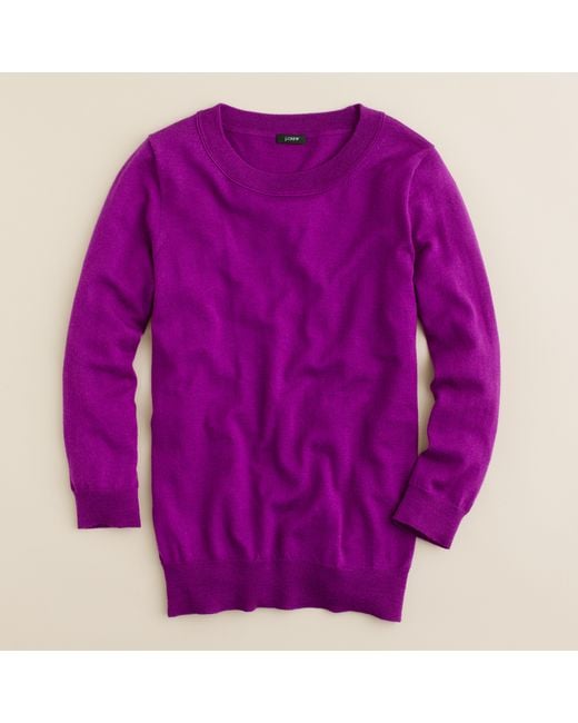 J.Crew Purple Tippi Sweater