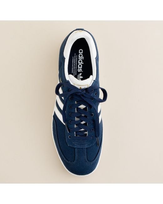 J.Crew Adidas® Canvas Samba® Sneakers in Navy White (Blue) for Men | Lyst