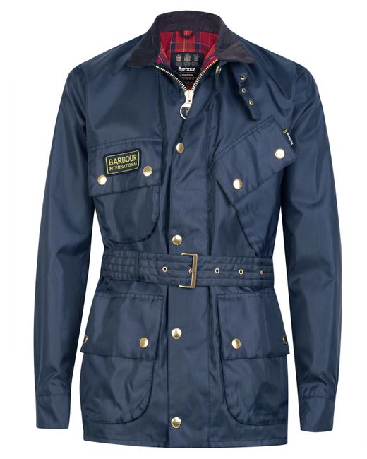 Barbour Blue International Nylon Jacket for men