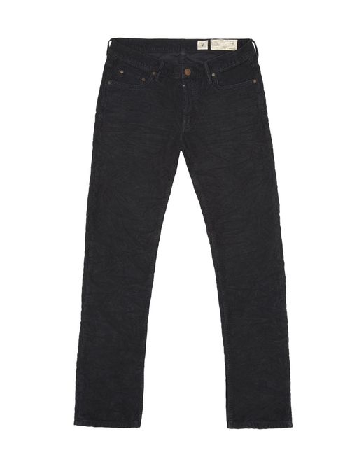 AllSaints Black Corduane Iggy Jeans for men