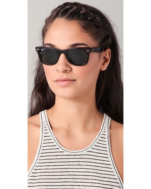 Polarized top wayfarer sunglasses