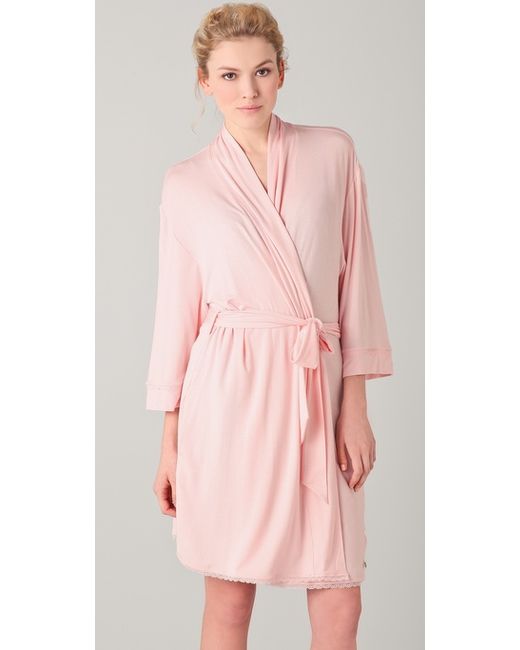 Juicy Couture Robe in Pink | Lyst