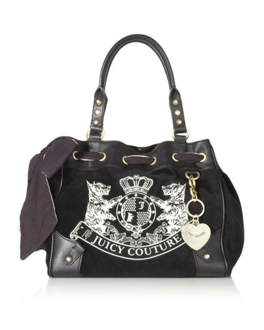 Juicy Couture Black Scottie Daydreamer Bag