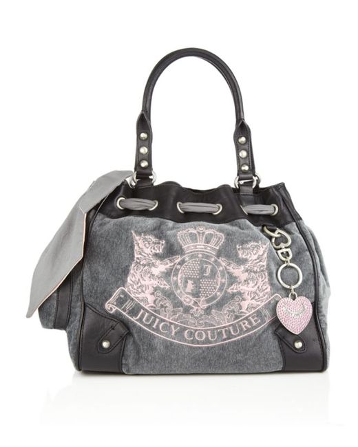 Juicy Couture Gray Scottie Daydreamer Bag