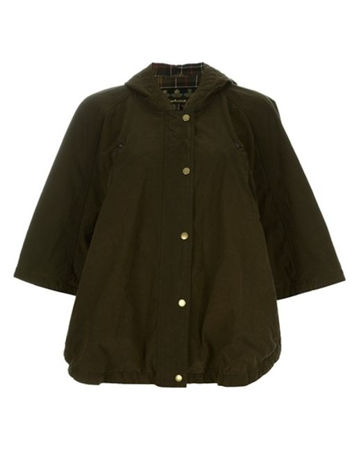 Barbour Brown Waxed Cape