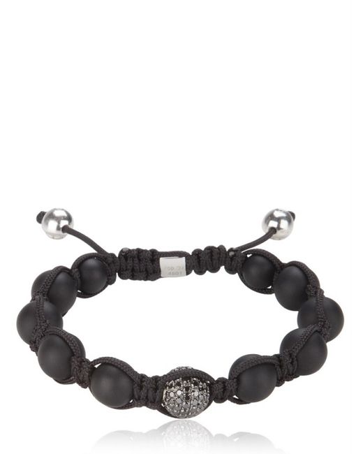 Buy BOLD BY PRIYAASI Black Bead Geometric Bracelet for Men at Amazon.in