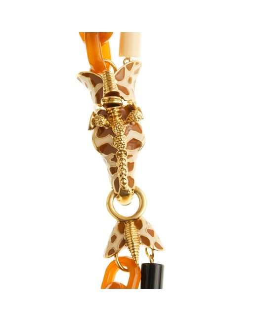 J.Crew Doublestrand Resin Link Giraffe 