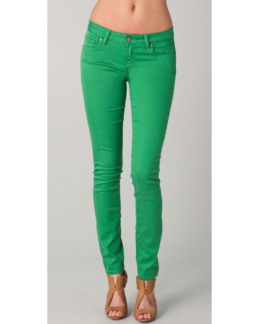 PAIGE Jeans Verdugo Ultra Skinny in Kelly Green