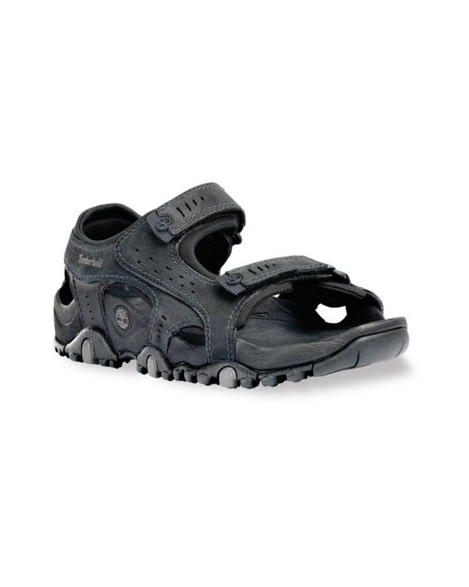 Timberland Black Granite Trail T Back Sandals for men