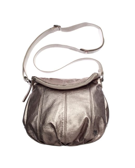 The Sak Metallic Deena Flap Crossbody Bag