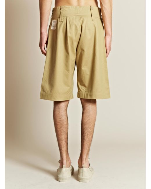 Nigel Cabourn Nigel Cabourn Mens Bombay Bloomer Drill Shorts in Natural for  Men | Lyst UK
