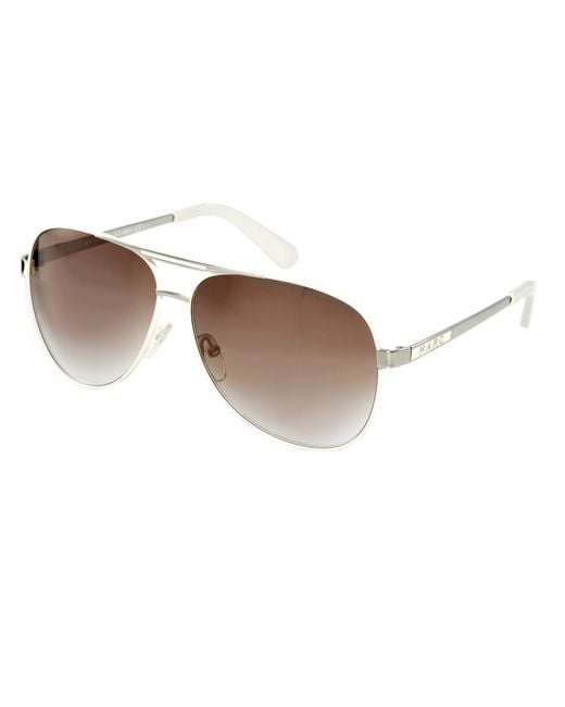 Marc By Marc Jacobs White Marc By Marc Jacobs Aviator Sunglasses for men