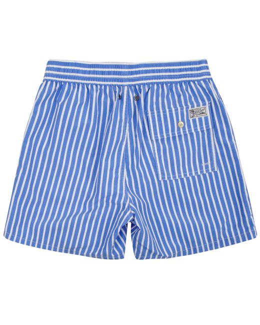Ralph lauren swim shorts stripe discount