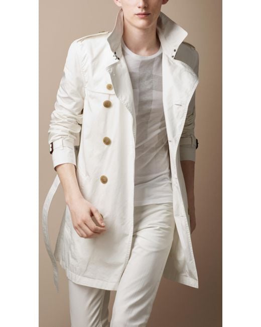 Burberry cotton trench coat outlet