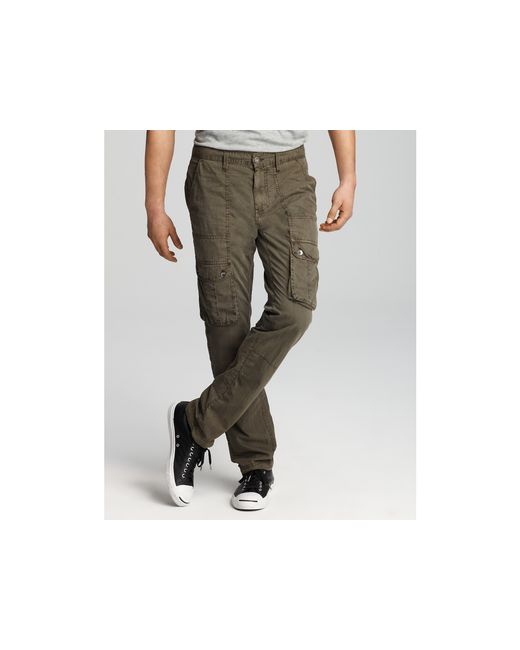 Converse Black Canvas Slim Fit Cargo Pants in Green for Men | Lyst