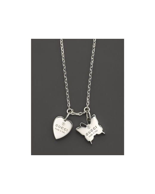 Gucci Sterling Silver Trademark Heart 