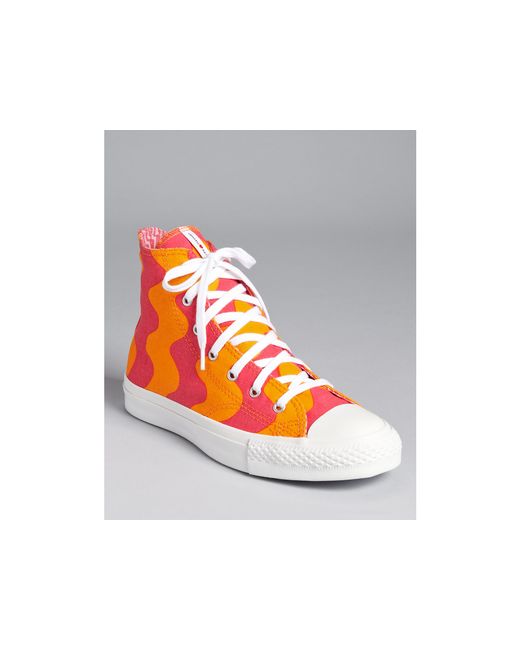 Converse Chuck Taylor X Marimekko Sneakers All Star Premium Hi in Pink  Orange (Orange) | Lyst