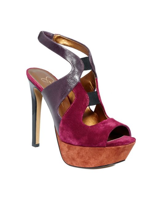 Jessica Simpson Multicolor Bendie Platform Sandals
