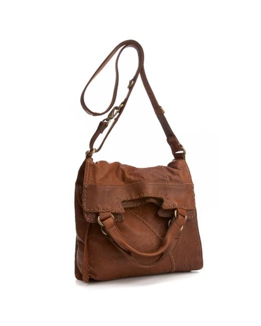 Lucky Brand Abbey Road Leather Bag in Brown | Lyst