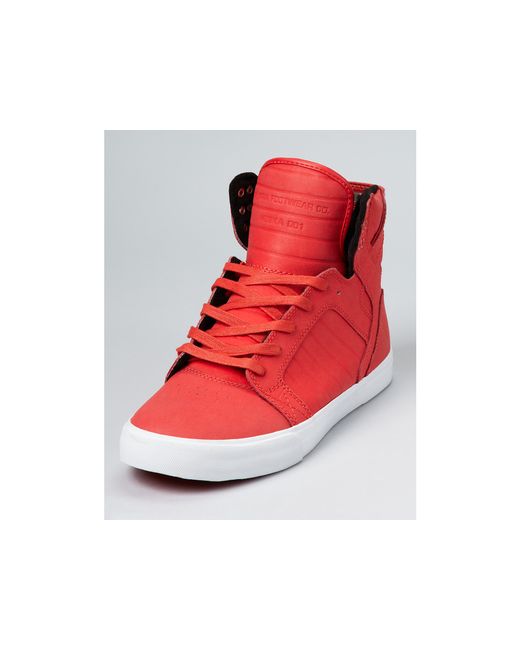 red supra hightops
