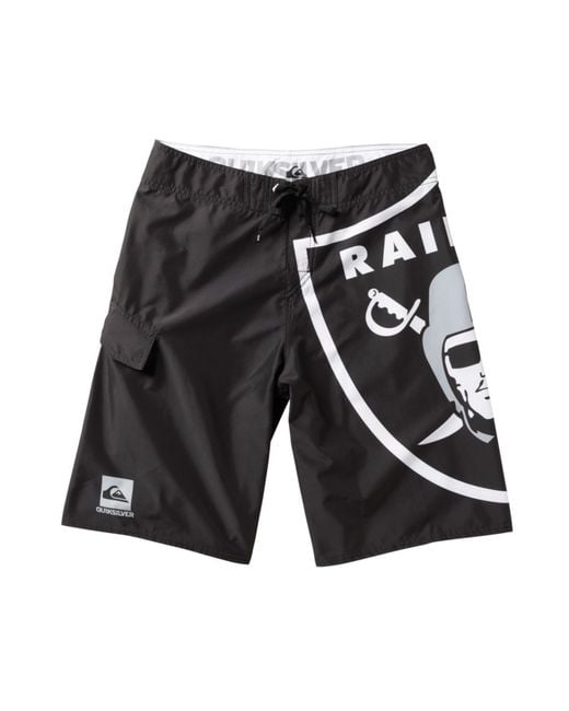 Quiksilver Black Raiders Nfl Board Shorts for men