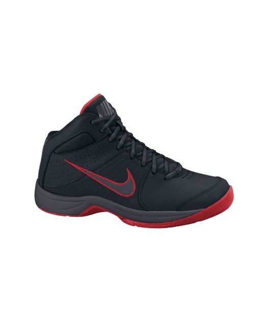 Nike Overplay Vi Sneakers in Black/Anthracite/Red (Black) for Men | Lyst