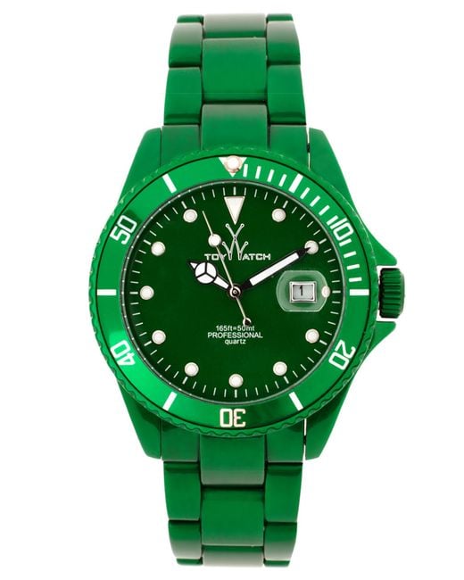 Toy Watch Me03gr Green Steel Strap Watch for men