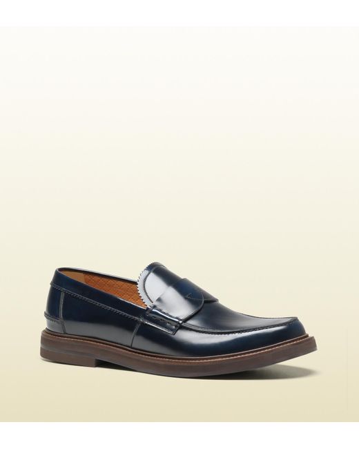 Gucci Penny Loafer with Rubber Sole in 