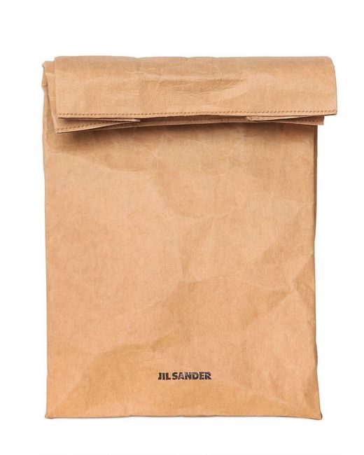 Jil Sander Natural Paper Clutch Bag for men