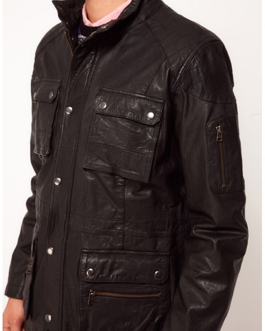 ASOS Leather Jacket with 4 Pocket 