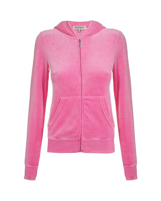 Juicy Couture Pink Long Live Juicy Velour Tracksuit Top