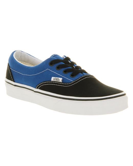 blue white black vans