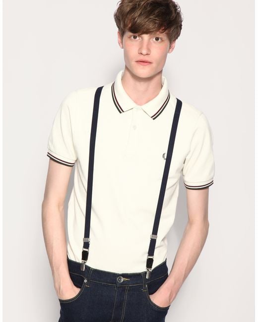 Fred Perry Slim Braces in Blue for Men | Lyst