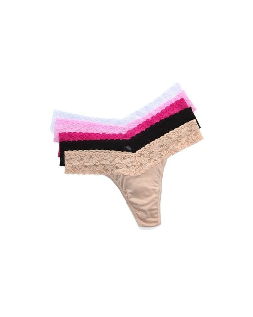 Hanky Panky Modal Mid Rise Thong 5 Pack 