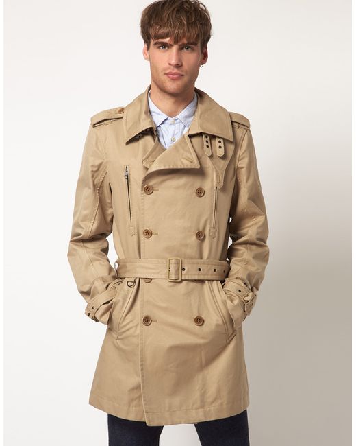 DIESEL Natural Jathen Trench for men