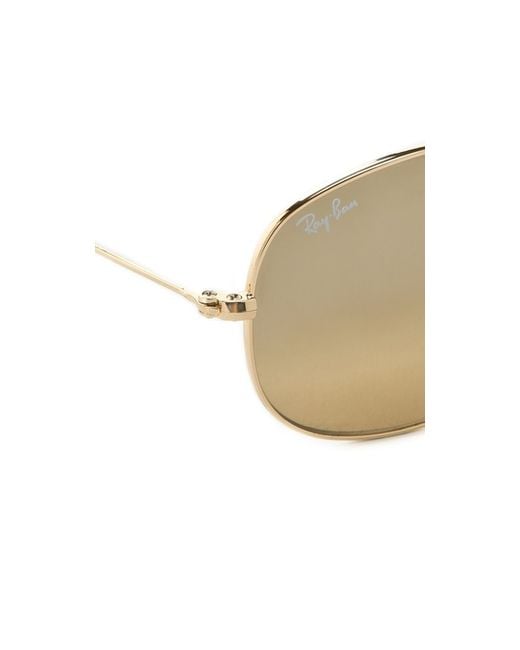 Ray-Ban New Classic Aviator Sunglasses in Brown | Lyst Canada