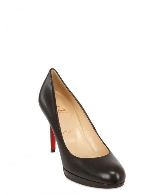 Christian Louboutin 100mm New Simple Pump Kid Pumps in Black | Lyst