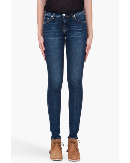Bone Dark Wash Skinny Wonderland Jeans 