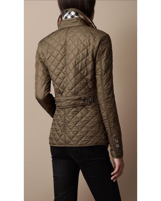 khaki burberry jacket