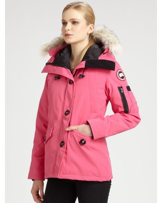 Canada Goose Montebello Parka in Pink Lyst