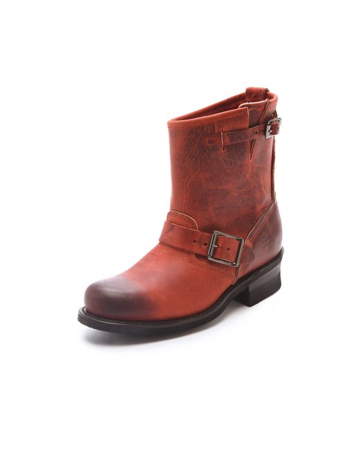 Frye Red Engineer 8r Boots