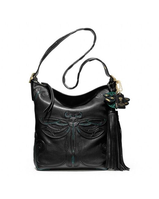 COACH Black Legacy Anna Sui Dragonfly Large Duffle