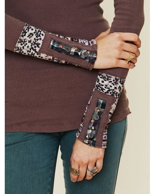 Free People Brown Hippie Cuff Thermal